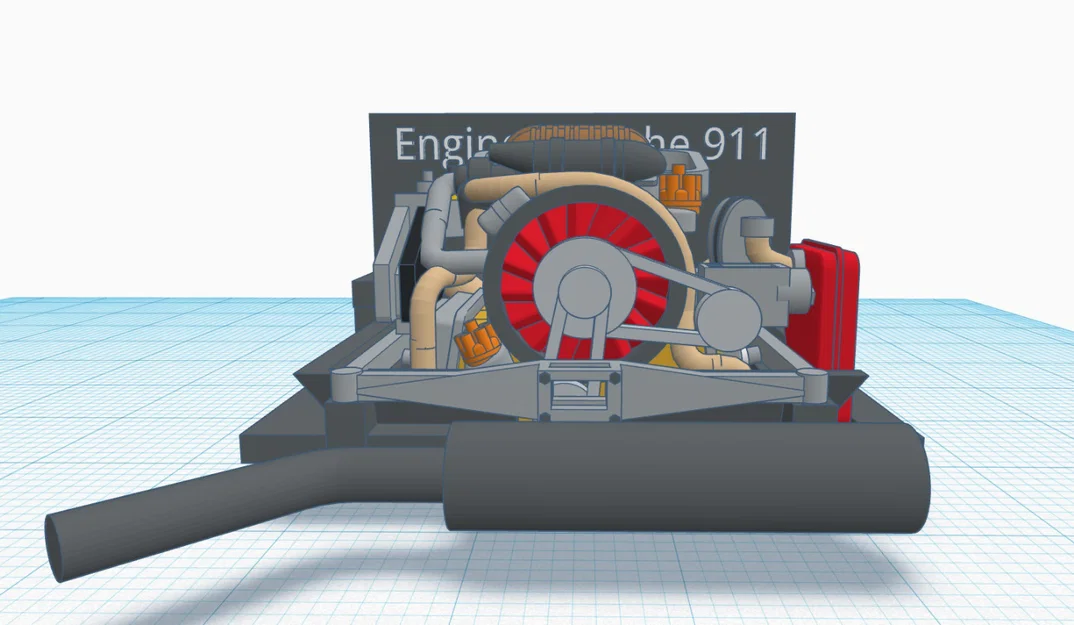 Mô hình 3D xe Porsche 911 năm 1980 thiết kế chi tiết - Image 18
