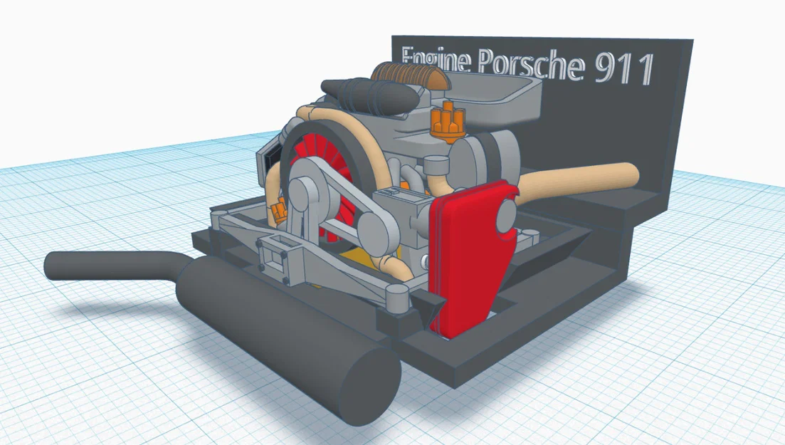 Mô hình 3D xe Porsche 911 năm 1980 thiết kế chi tiết - Image 19