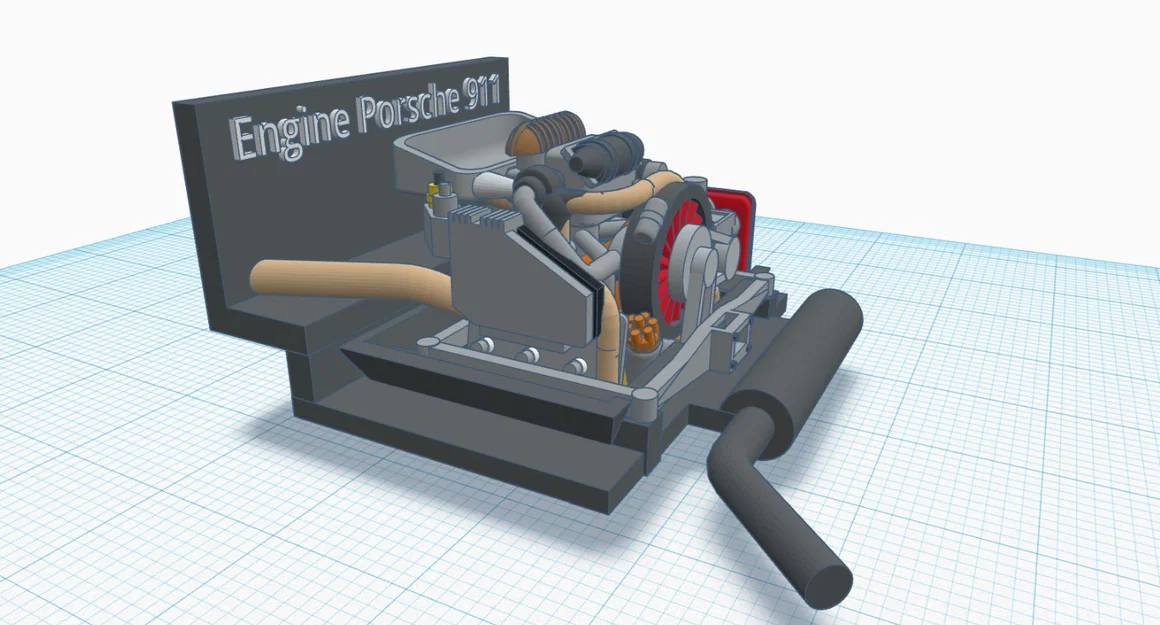 Mô hình 3D xe Porsche 911 năm 1980 thiết kế chi tiết - Image 20