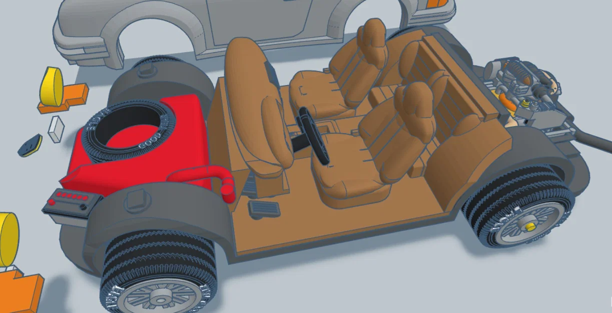 Mô hình 3D xe Porsche 911 năm 1980 thiết kế chi tiết - Image 23