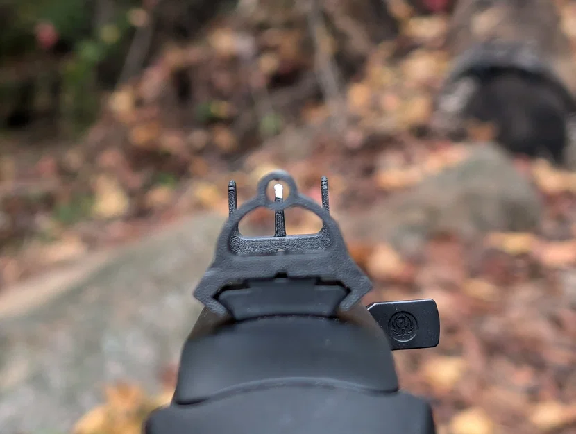 Ghost ring / peep iron sights (ngắm cơ khí) cho súng hơi hoặc súng .22 - Image 1