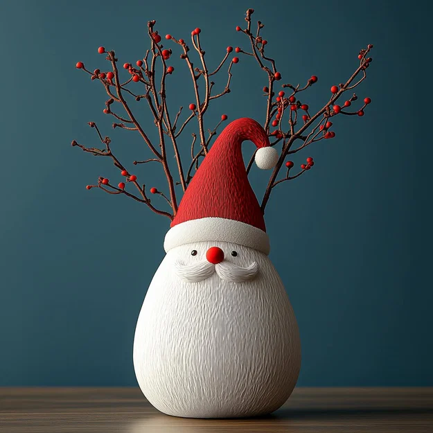 Bình Hoa Ông Già Noel (Santa Clause Vase) - Image 1