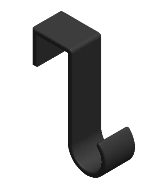 Móc treo đồ đa năng cho cánh cửa tủ (Thiết kế đơn giản, dễ in 3D) - Image 1