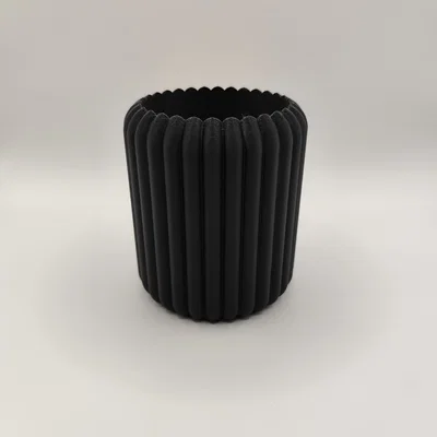 Ống Đựng Bút Modern Rod Ribbed Design (Thiết Kế Thanh Bo Tròn)