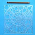 Khuôn vẽ Mandala đa năng (Universal Mandala Template) bằng 3D Printing - Thumbnail 2