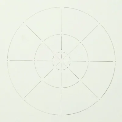 Khuôn vẽ Mandala đa năng (Universal Mandala Template) bằng 3D Printing