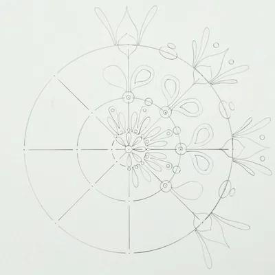 Khuôn vẽ Mandala đa năng (Universal Mandala Template) bằng 3D Printing