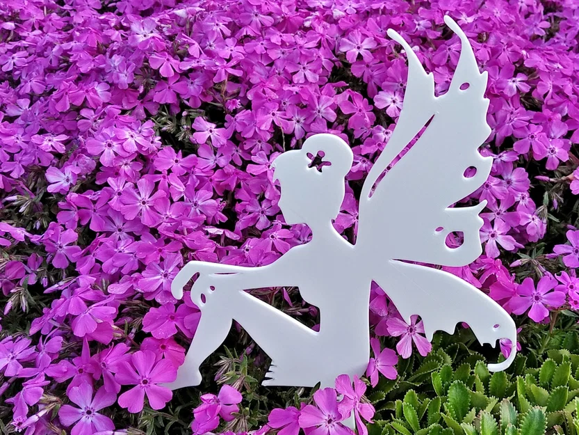 Mô hình Nàng tiên nghỉ ngơi (Resting Fairy) trang trí vườn 3D - Image 1