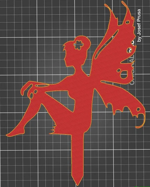 Mô hình Nàng tiên nghỉ ngơi (Resting Fairy) trang trí vườn 3D - Image 3