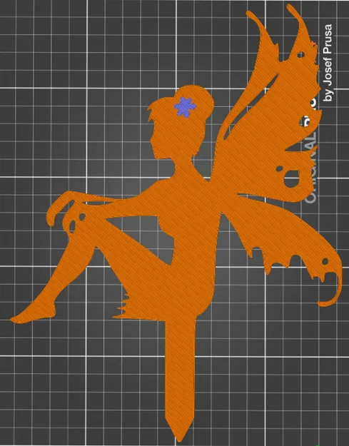 Mô hình Nàng tiên nghỉ ngơi (Resting Fairy) trang trí vườn 3D - Image 4