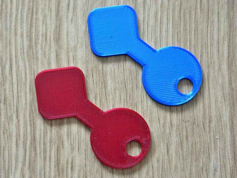 Chìa khóa nhựa 3D cho xe đẩy siêu thị - Tiện lợi, in nhanh - Image 1