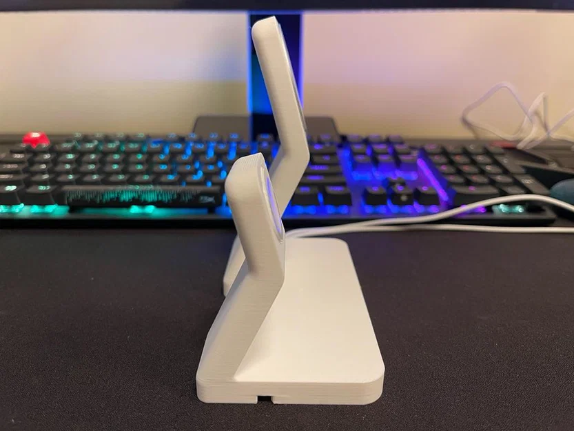 Kệ iPhone & Apple Watch sạc không dây (MagSafe) đáy phẳng dày hơn - Image 2