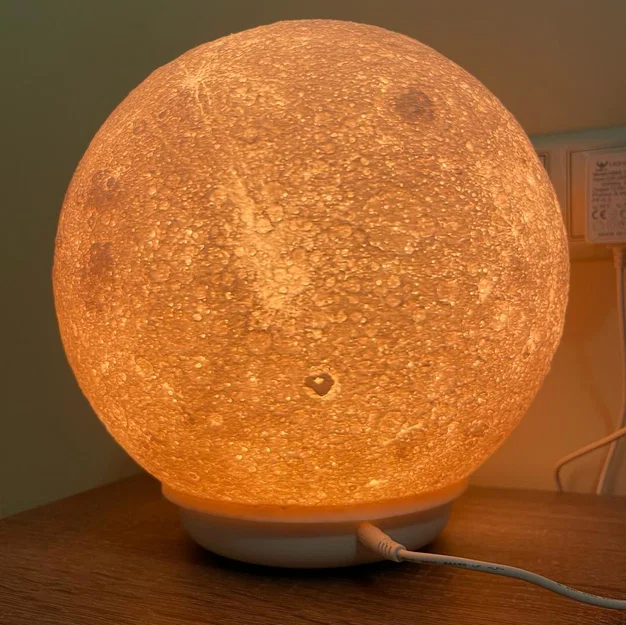 Chụp đèn mặt trăng cho Xiaomi Bedside Lamp (Moon Cover) - Image 2