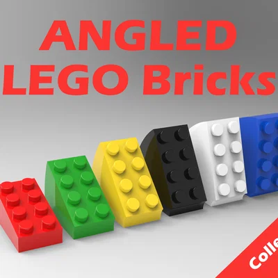 Bộ sưu tập gạch lắp ghép LEGO với nhiều góc nghiêng độc đáo (15-90 độ)