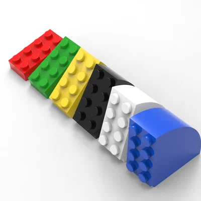 Bộ sưu tập gạch lắp ghép LEGO với nhiều góc nghiêng độc đáo (15-90 độ)