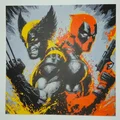 Deadpool và Wolverine Hueforge – Bản in 3D tách màu nổi bật - Thumbnail 2
