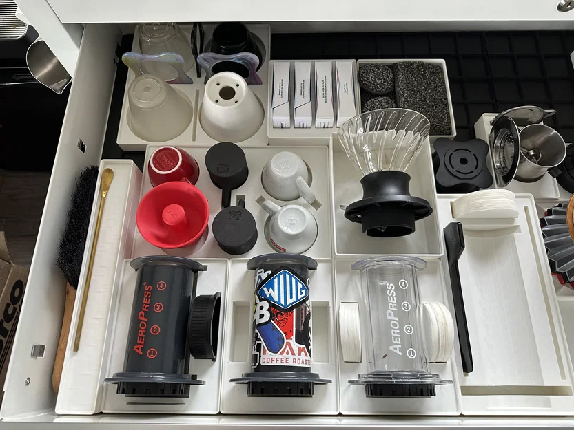 Khay đựng phụ kiện cà phê cho Gridfinity - Image 1