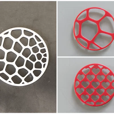 Coaster coaster - Các mẫu đế lót ly Voronoi