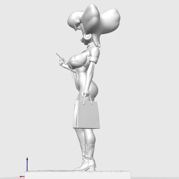 Mô hình nhân vật Peg Pette đi mua sắm (File in 3D) - Image 3