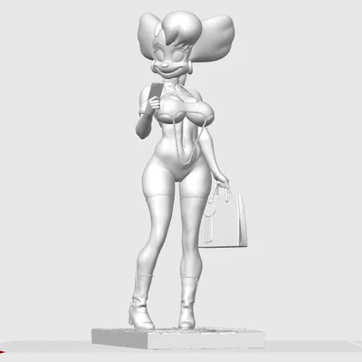 Mô hình nhân vật Peg Pette đi mua sắm (File in 3D)