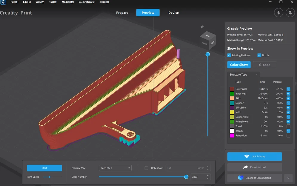 Creality K1 Max – Duct lớn hơn (bigger duct) - Image 4