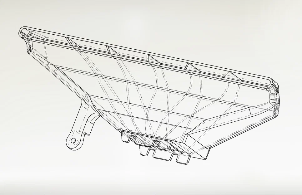 Creality K1 Max Rev3 - Ống gió lớn hơn (Bigger duct) - Image 1