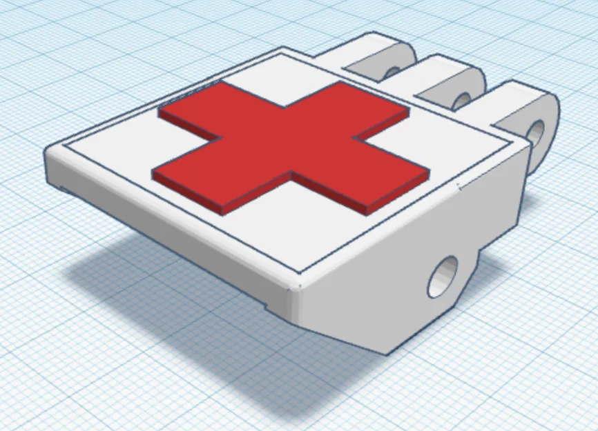 Chốt gài hộp Milwaukee Packout biểu tượng y tế (Medical Latch) - Image 1