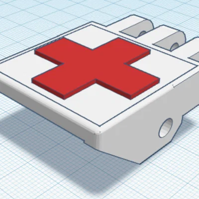 Chốt gài hộp Milwaukee Packout biểu tượng y tế (Medical Latch)