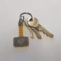 Móc khóa búa Thor (Mjölnir) - Mô hình in 3D đẹp mắt cho fan Marvel - Thumbnail 1