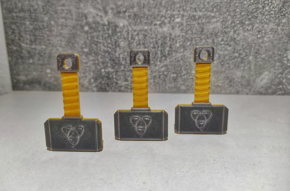 Móc khóa búa Thor (Mjölnir) - Mô hình in 3D đẹp mắt cho fan Marvel - Image 2