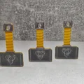 Móc khóa búa Thor (Mjölnir) - Mô hình in 3D đẹp mắt cho fan Marvel - Thumbnail 2