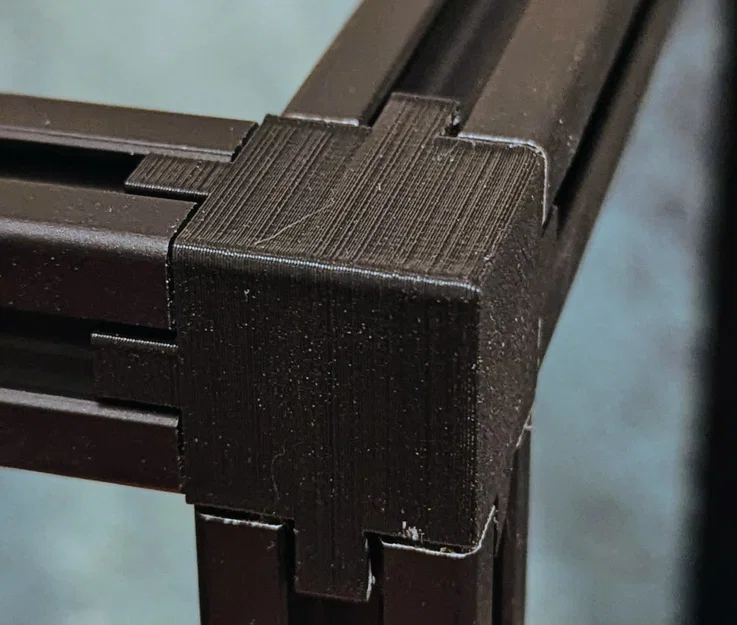 Bát góc 3 hướng cho nhôm định hình 2020 rãnh 5mm - Image 1