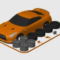 Kit Card Nissan GT-R R35 (tỉ lệ 1:24) - Thumbnail 2