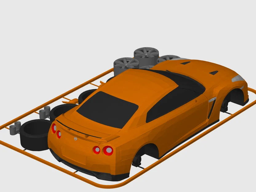 Kit Card Nissan GT-R R35 (tỉ lệ 1:24) - Image 3