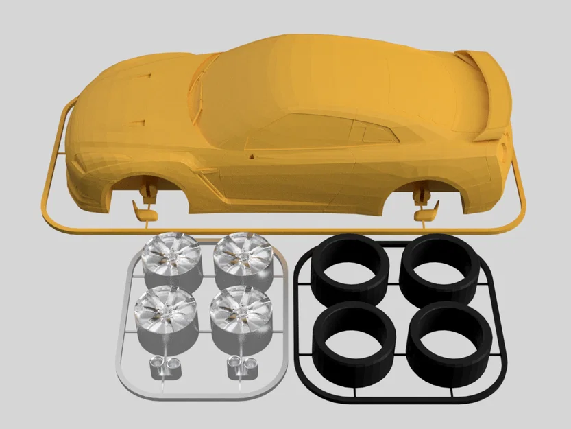 Kit Card Nissan GT-R R35 (tỉ lệ 1:24) - Image 7