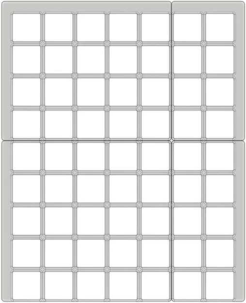 Baseplate Gridfinity cho ngăn kéo bàn IKEA Malm - Image 1