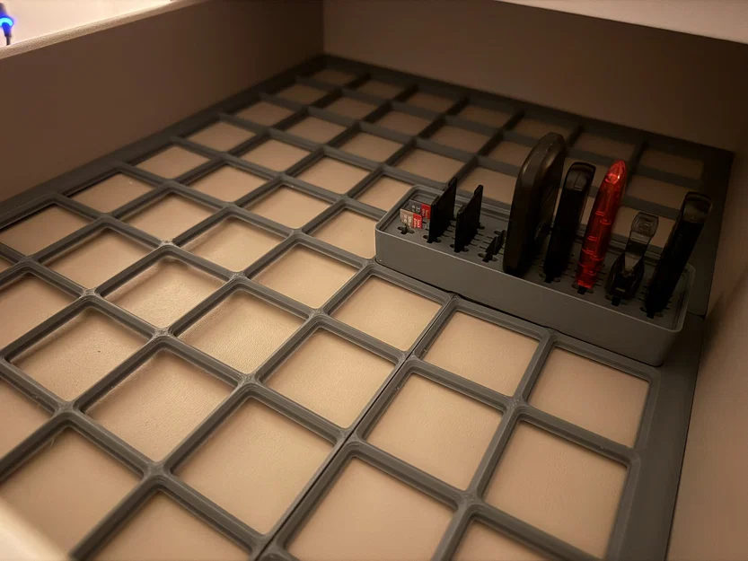 Baseplate Gridfinity cho ngăn kéo bàn IKEA Malm - Image 2