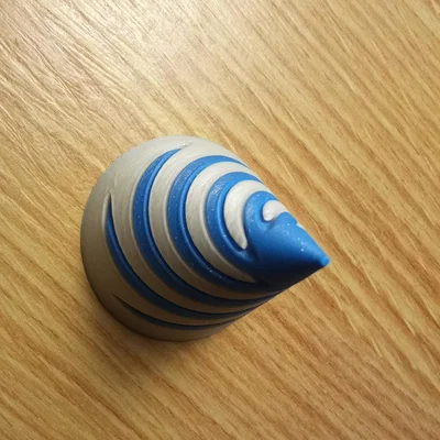 Mô hình hình nón xoắn ốc Conos imposibles in 3D