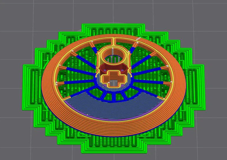 Bánh xe tàu Lego custom SAR Rx Class - Image 3