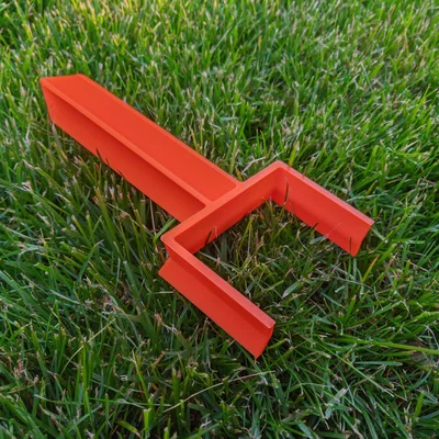 Cọc cố định máng xối 3D cho sân vườn - Giải pháp chống xê dịch ống xả