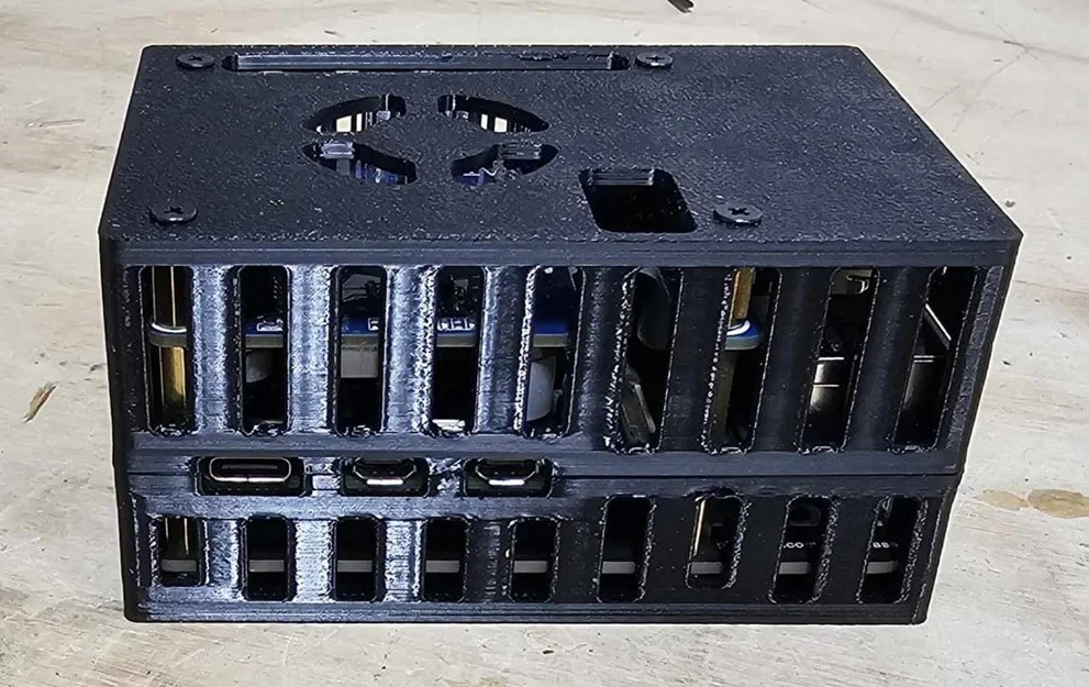 Vỏ Raspberry Pi 5 hỗ trợ PoE Hat và đế NVMe Base (M.2) - Image 2