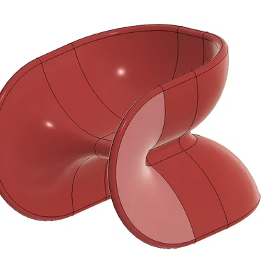 Fortune Chair Step File (File STEP ghế Fortune)