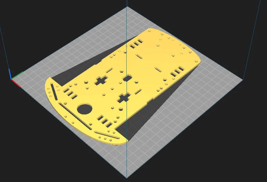 Khung gầm xe robot Arduino (Chassis Arduino Car) in 3D - Image 1
