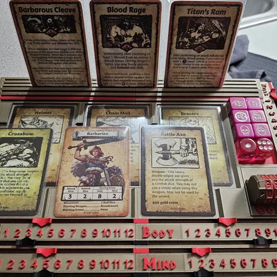 Bảng người chơi HeroQuest (HeroQuest Player Board)
