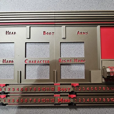 Bảng người chơi HeroQuest (HeroQuest Player Board)
