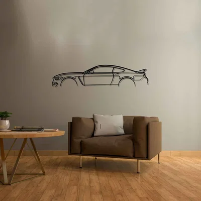 Tranh treo tường Silhouette Mustang Shelby GT350