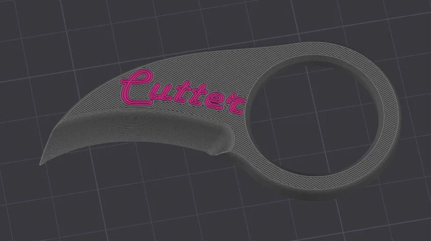 Box Cutter/Knife 3000 (Dễ in) - Image 3