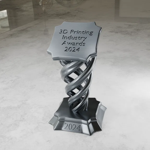 Cúp 3D Printing Industry Awards 2024 (Trophy) - Mẫu 3D - Image 6