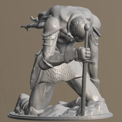 Mô hình Finger Knight Vyke - Tượng 3D ấn tượng từ Elden Ring