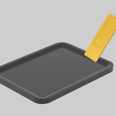 Bộ khay và dụng cụ trộn keo epoxy 2 thành phần in 3D tiện lợi